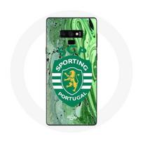 Coque Samsung Galaxy Note 9 scp sporting portugal fond vert žalia