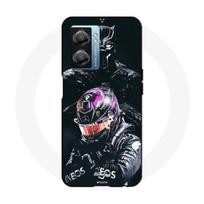 Coque Oppo A77 5G Lewis Hamilton Black Panther juoda