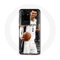 Case - Maniacase - Samsung Galaxy S20 Ultra - Black - Victor Wembanyama - Soft juoda