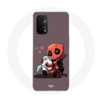 Coque Oppo A54 5G Bébé Deadpool avec Licorne gryna