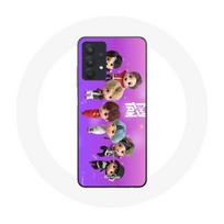 Coque pour Samsung Galaxy A32 5G BTS TinyTAN Animation Affiche RM Jin Suga J-Hope Jimin Jungkook Et V Mic Drop Danse