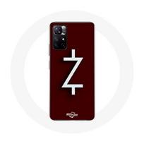 Coque pour Xiaomi Redmi Note 11s 5G Ozark Saison 4 Logo Z Blanc Fond Rouge balta