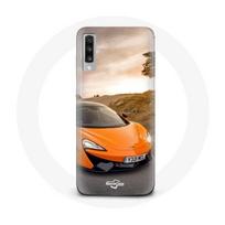 Coque pour Samsung Galaxy A70 Formule 1 McLaren F1 Orange oranžinė