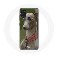 Case - Samsung - Galaxy A21S - Greyhound - Soft - Grey - Protection pilka