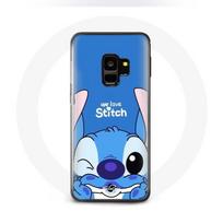 Coque - Samsung - Galaxy S9 - Stitch mignon - Souple - Protection synthétique mėlyna