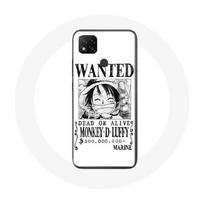 Coque Xiaomi Redmi 9C One Piece Manga affiche de recherche Blanche balta