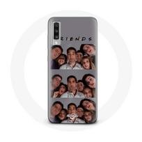 Case - Samsung - Galaxy A70 - Soft - Grey - Friends Selfie