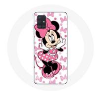Coque Samsung Galaxy A51 Minnie Mouse Dessin animé mignon rose rožinė
