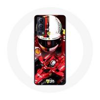 Coque Vivo Y72 Formule 1 Sebastian Vettel F1 Rouge raudona