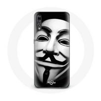 Coque pour Huawei p20 Nous sommes légion masque anonyme