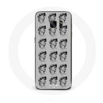 Coque pour Samsung Galaxy S6 edge Statue fond gris