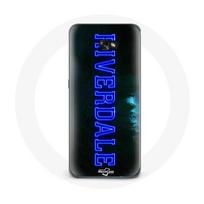 Coque pour Samsung Galaxy A8 2016 Riverdale Série Logo bleu