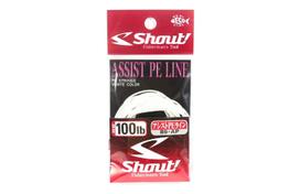 „Shout 89-AP Assist PE Line“ pagalbinė virvė su vidine šerdimi 100 svarų 3 m (7150) balta