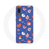 Coque pour Samsung Galaxy A02 BTS Bangtan Sonyeondan BT21 Noël 2023