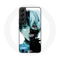 Coque pour Samsung Galaxy S21 FE Tokyo Ghoul Visage Moitié