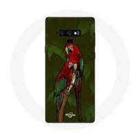 Coque pour Samsung Galaxy Note 9 Pionus Perroquet Rouge