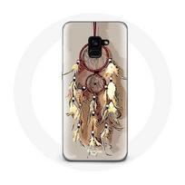 Coque pour Samsung Galaxy A8 Plus Attrape Rêve Marron ruda