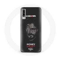 Coque pour Samsung Galaxy A70 La casa de papel El profesor split Money Heist saison 5