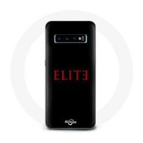 Coque pour Samsung Galaxy S10 Plus Elite Saison 5 Logo Rouge Fond Noir