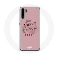 Case - Huawei - P30 Pro Elite - Soft - Pink - Fanart Logo Characters Poster