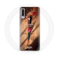 Coque pour Samsung Galaxy A70 Squid Game Série affiche soldat