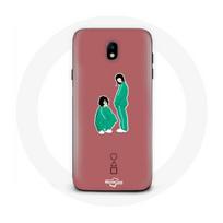 Coque pour Samsung Galaxy S4 Squid Game Ji Yeong Numéro 240 Et Kang Sae Byeok Numéro 067