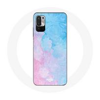 Coque pour Xiaomi Poco M3 Pro Fond bleu rose