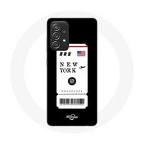 Coque pour Samsung Galaxy A52 Billet d'avion New York