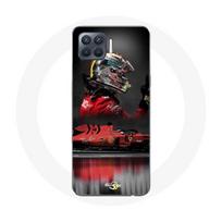 Coque pour Oppo A93 Formule 1 Sebastian Vettel Pilote automobile F1 Rouge raudona