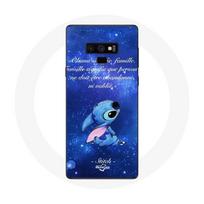 Coque pour Samsung Galaxy Note 9 Stitch Ohana Citation
