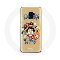 Dėklas Samsung Galaxy A8 Plus One piece Manga Šiaudų skrybėlės įgula