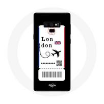 Coque pour Samsung Galaxy Note 9 Billet d'avion London
