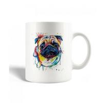 Mug en Céramique Le Bouledogue Coloré Français Petit Chien Gai Race Canine