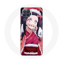 Coque pour Oppo A93 Anime Demon Slayer Kamado Nezuko Le jour de Noël 2023