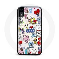 Coque pour Iphone XS Max BTS Bangtan Sonyeondan BT21 Van Tata Chimmy Cooky Rj Koya Mang Et Shooky