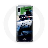 Coque pour Samsung Galaxy A20e Formule 1 Pierre Gasly Pilote F1 Blanc