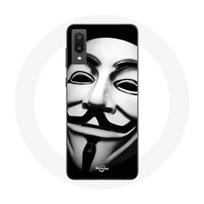 Coque pour Samsung Galaxy A02 Nous Sommes Légion Masque Anonyme