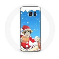 Coque pour Samsung Galaxy S7 Edge Anime One Piece Luffy Le jour de Noël 2023