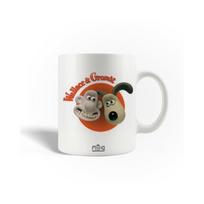 Keramikinis puodelis - Wallace ir Gromit - Avinėlis Shaun - 30cl - Galima plauti indaplovėje - Baltas