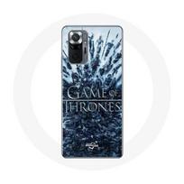 Coque pour Xiaomi Redmi Note 10 Pro Game of Thrones saison 8 Episode 1 Le Trône de Fer Personnages logo Gris pilka