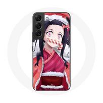 Case - Maniacase - Samsung Galaxy S21 FE - Anime Demon Slayer - Shock protection - Flexible