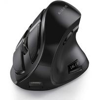 Įkraunama „Bluetooth“ pelė Belaidė „Bluetooth“ vertikali pelė, skirta „Android“ planšetiniam kompiuteriui / išmaniesiems televizoriams / „Mac“ / išmaniesiems telefonams