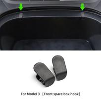 For Tesla Model 3 Y 2022 Concealed Front Trunk Hook Bag Hook Storage Organization Interior Modification Accessories M3-GA42L