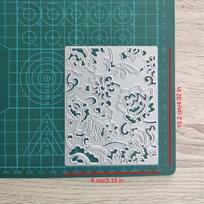 Stačiakampis rėmas Metalo pjovimo štampai Scrapbooking Sidabrinis anglies plieno įspaudimas Die Cut Trafaretas „Pasidaryk pats“ nuotraukų albumo kortelės kūrimas