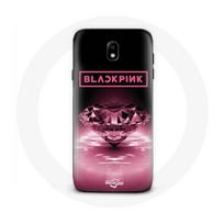 Case - Maniacase - Samsung Galaxy J7 2017 - Black - Kpop - Diamond Logo rožinė