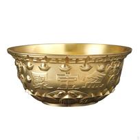 Feng Shui turto dubuo Turto pinigų dubenys Retro žalvario aukojimo stalo ornamentas pavasariui