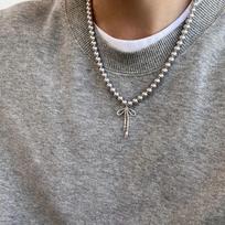 Fashion Vintage Choker Pendant Graceful Bowknot Pendant Choker Necklace For Women Gray Pearls Neck Jewelry Wedding Jewelry Gift