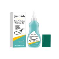 JUE-FISH Galingi nerūdijančio plieno virtuvės reikmenys, valymo pastos, buitiniai virtuvės valikliai skalbimo puodų dugnui kremo ploviklis 150 ml 150ml set