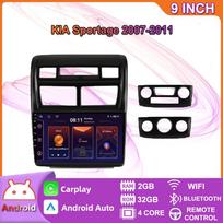 2Din Android WiFi Car Radio Multimedijos vaizdo grotuvas skirtas Kia Sportage 2007-2011 Navigation GPS Head Unit 4+64GB 2+32GB
