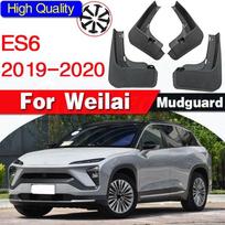 FOR NIO Weilai ES6   Mudguard Fender Mud Flap Guards Splash Mudflaps Car Accessories Auto Styline Front Rear Mudguards red